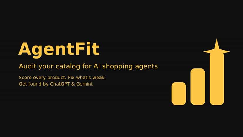 AgentFit feature graphic with rising product readiness scores