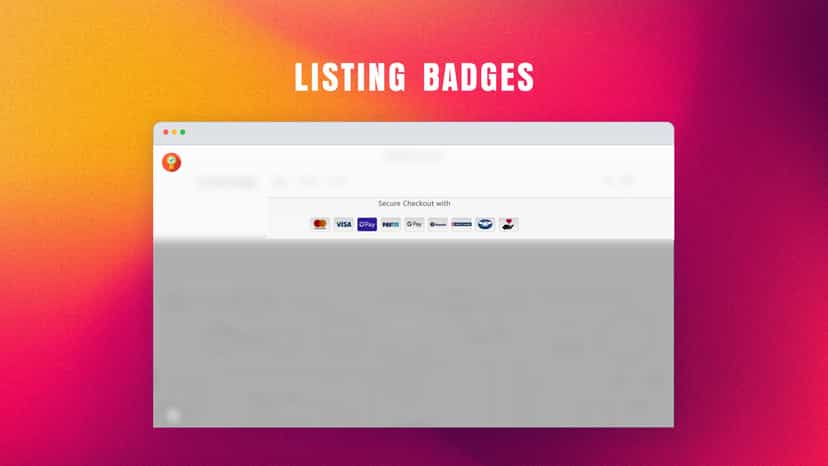 Badges view