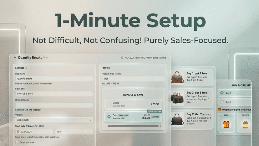 Create custom Mix & Match bundles to drive customer loyalty.