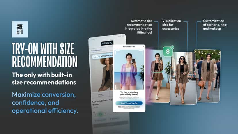 Virtual try-on with built-in size recommendation