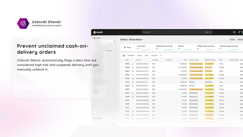 Prevent unclaimed cash-on-delivery orders