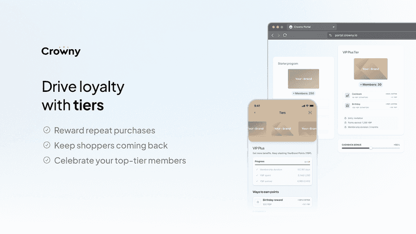 Drive loyalty with tiers