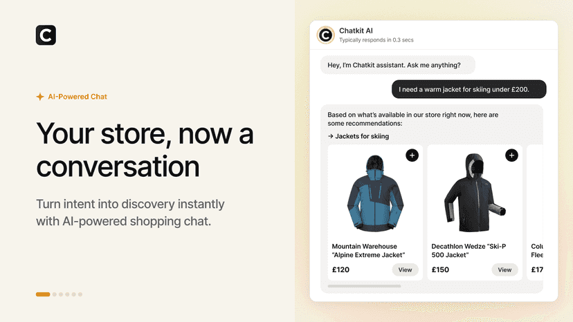 Chatkit - The Agentic Chat agent for Shopify