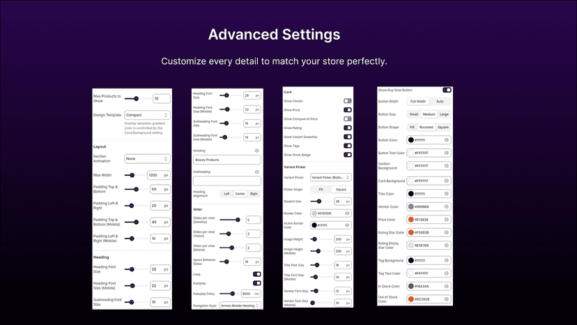 Neo: Recently Viewed Products - Advanced Customization