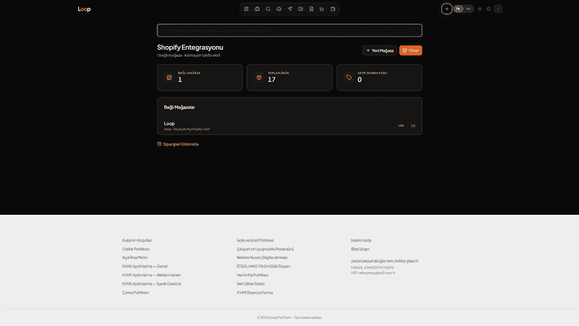 Connect your store to Loop and sync products