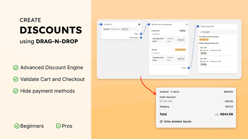 Function Studio: product and order discounts
