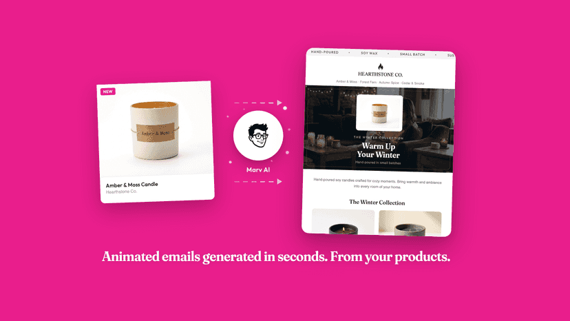 AI turns Shopify product photos into polished email designs