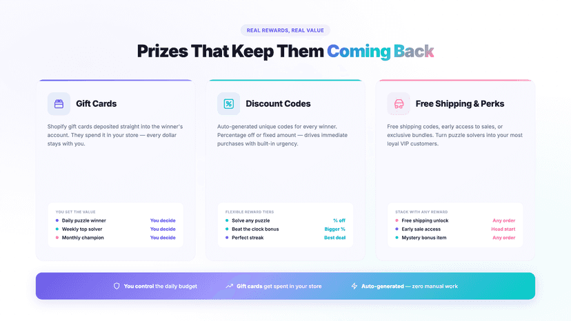 Leverage the psychology of play to drive sales & capture emails
