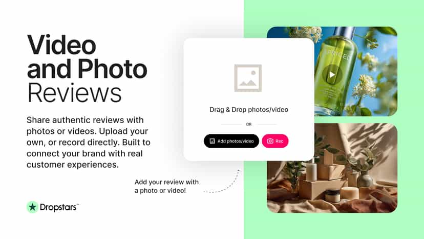 Dropstars - Video and Photo Review Widget
