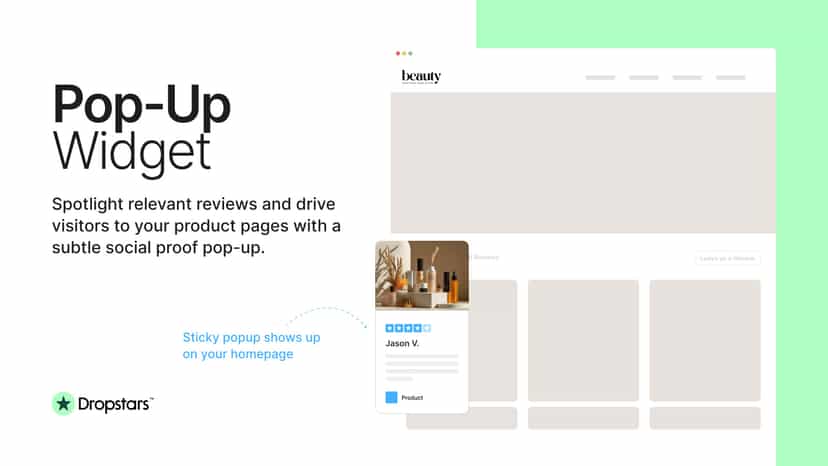 Dropstars - Pop-Up Widget