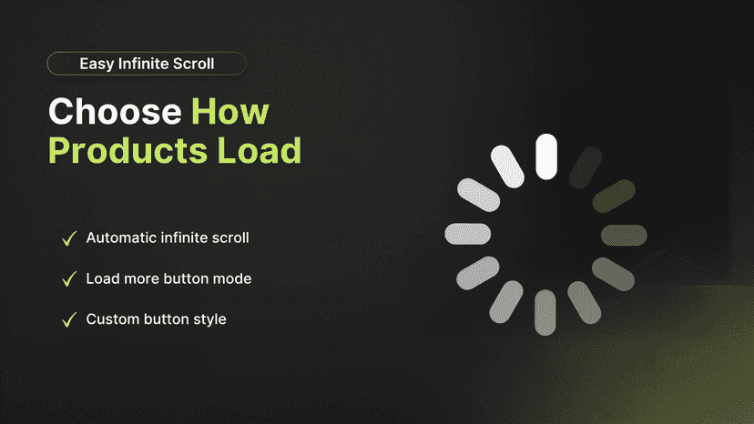 Settings for automatic or button loading