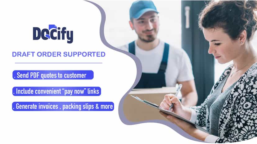 DOCIFY order invoice generator