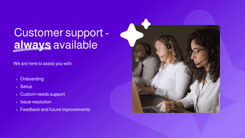 Customer support