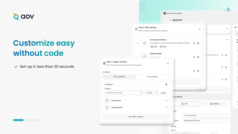 Customize easy without code