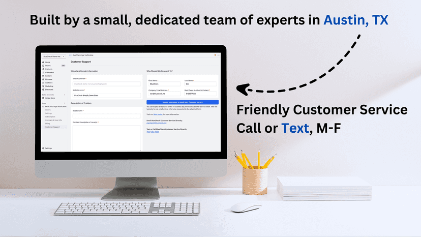 Live, responsive, and US-based customer support for any issues.