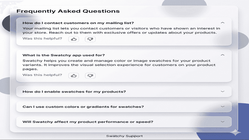 FAQ's