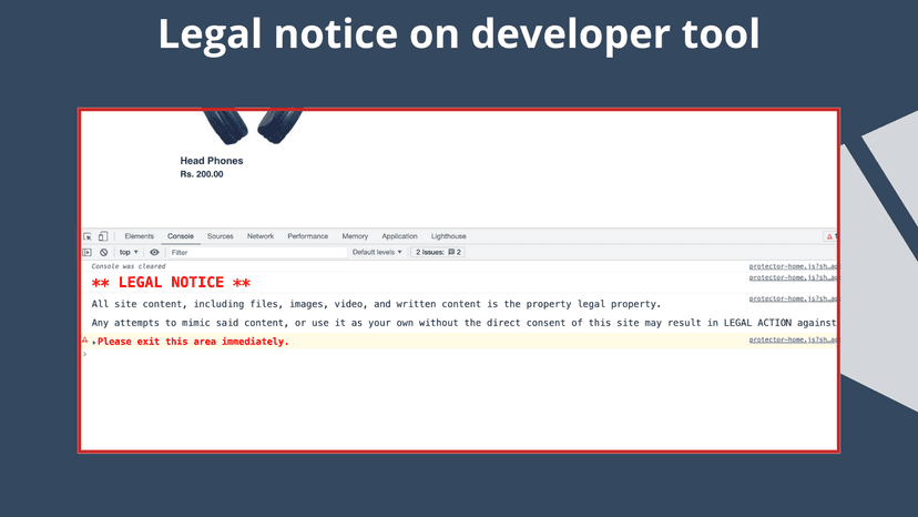 legal notice