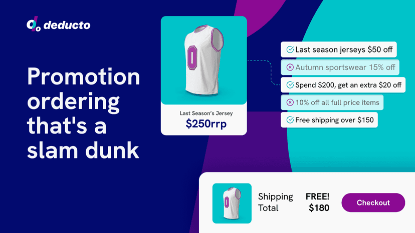 Control promotion stacking and priority