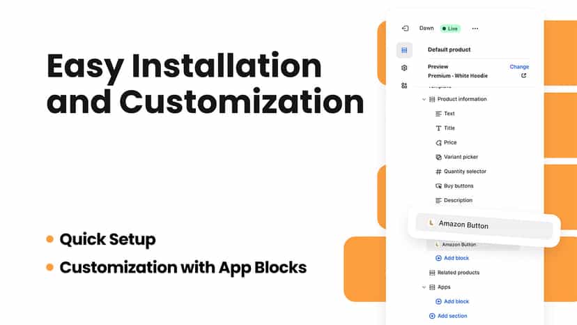 Easy to setup with App Block Method