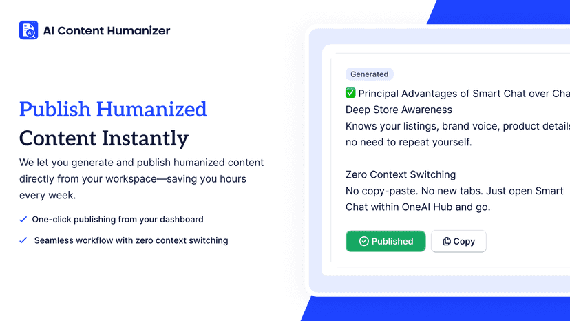 publish humanized content