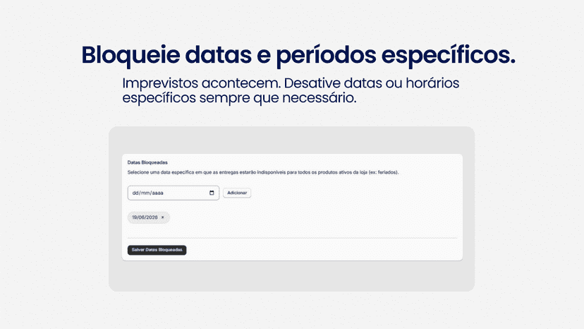 bloquear data