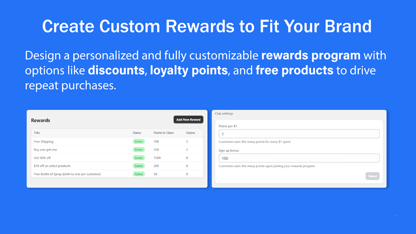 Create Custom Rewards to Fit Your Brand