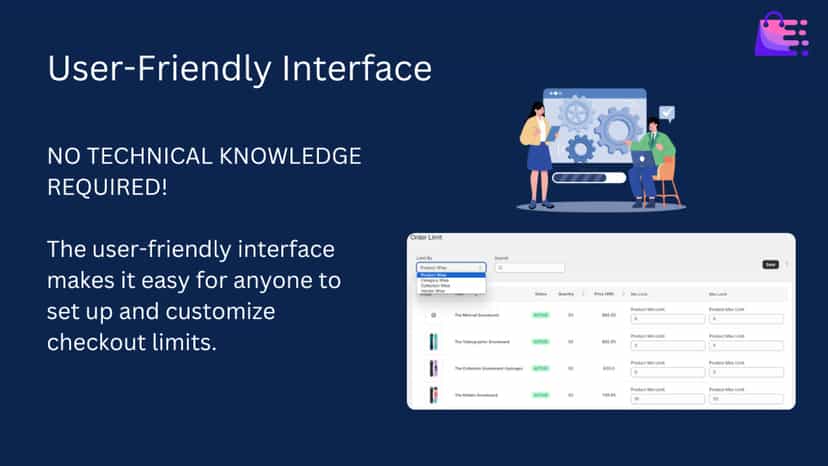 No technical knowledge required