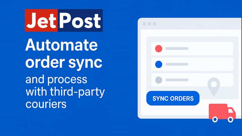 Automate order sync and can be process using third party courier