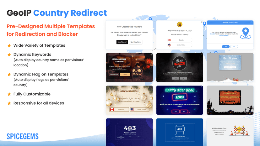 Pre Designed Popup Templates