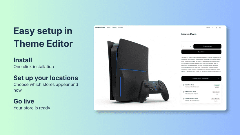 Install and launch in minutes