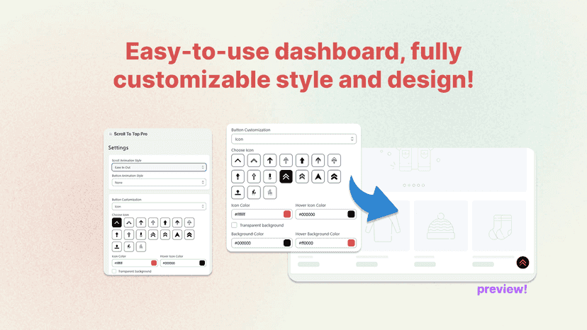 Easy Customize Icon, Text, Image!