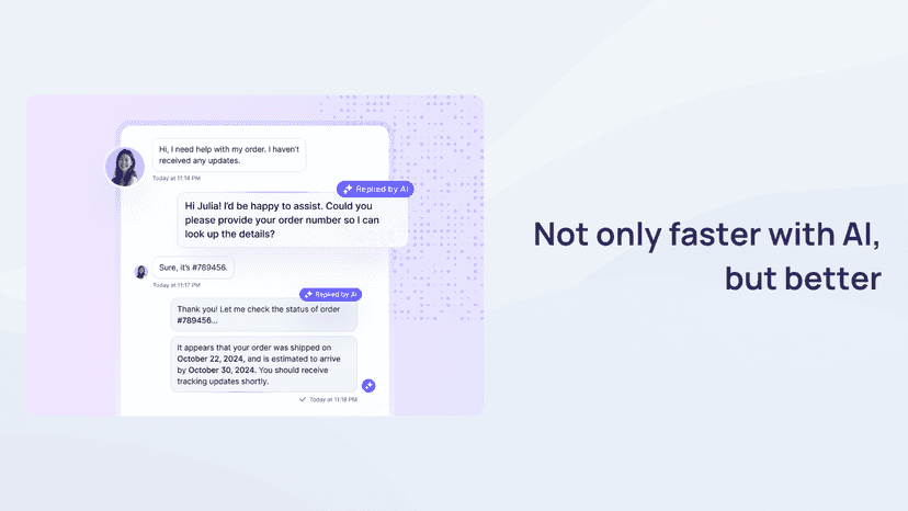 Deliver exceptional support with AI