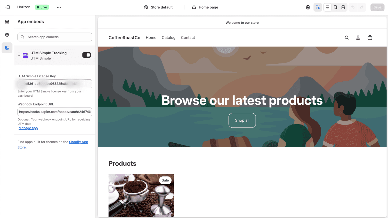 How you can set & activate license key to track events
