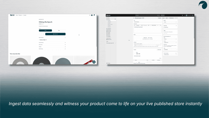 Imported product interface