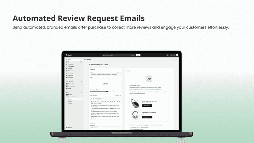 email request