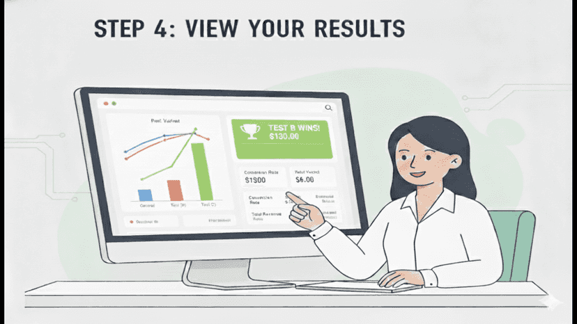 View the test results.