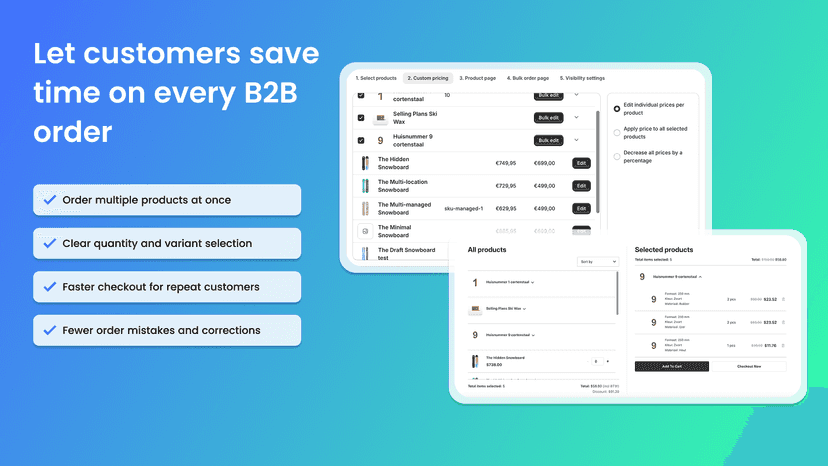 B2B Bulk Order Form – Save Time, Order Smarter