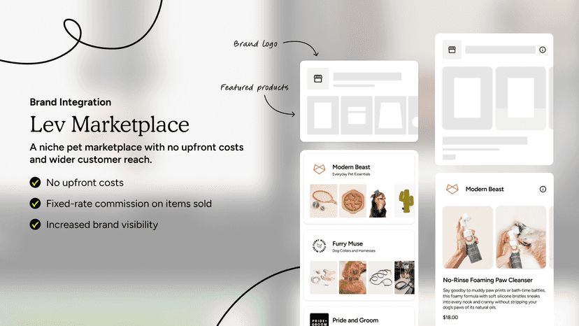 A niche pet marketplace with no upfront costs