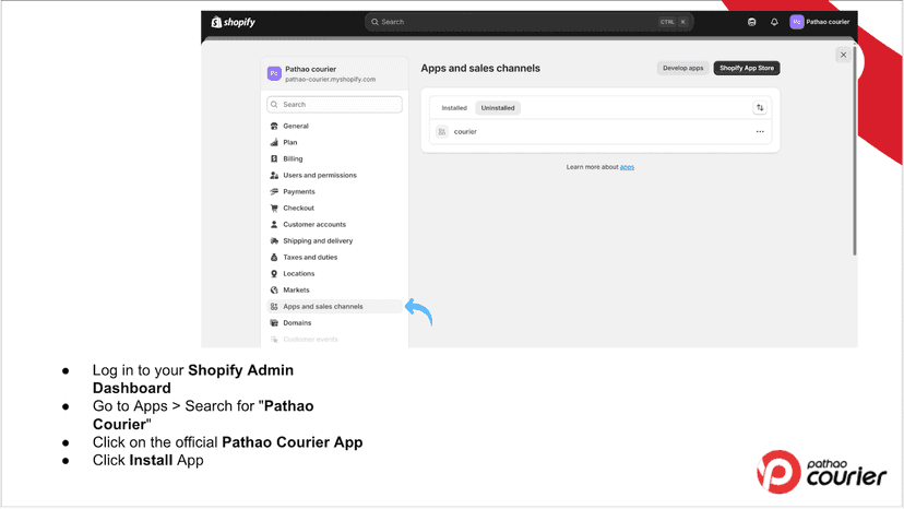 install app