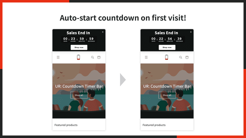 Auto-start countdown on first visit!