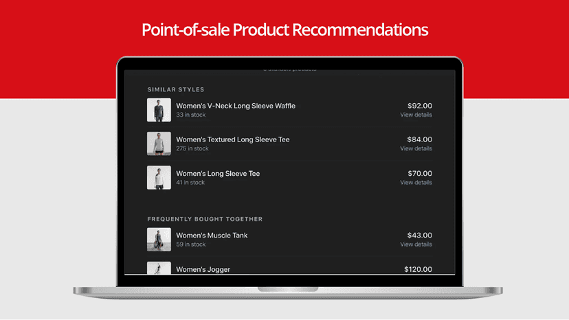 Search - POS recommendations
