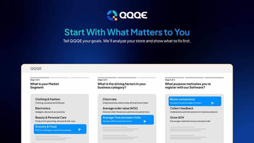Shopify AI powered growth app: set KPI, segment & goals