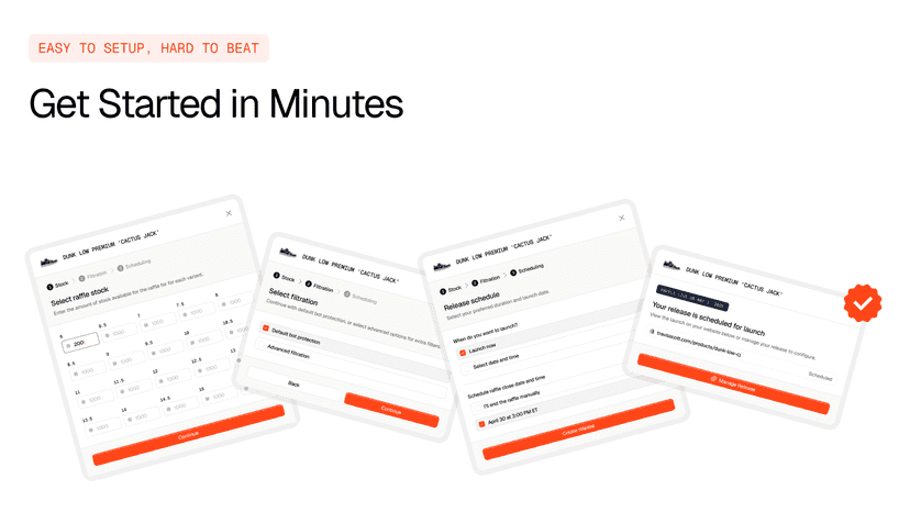 Setting up SuperSwipe takes minutes