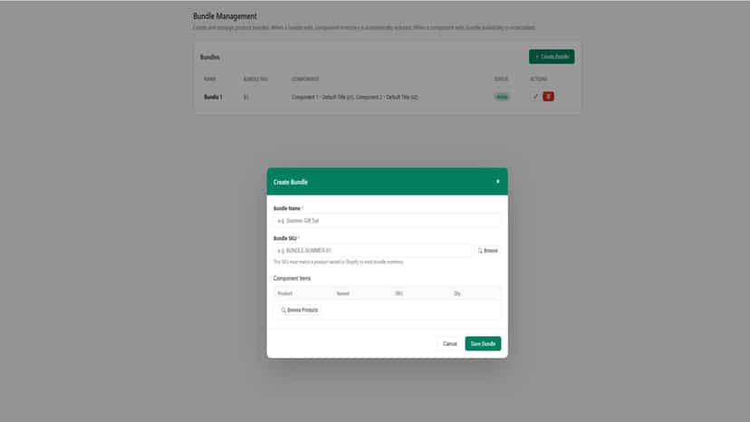 Bundle Management