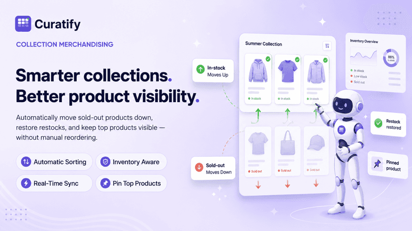 Curatify - Collection Sorting