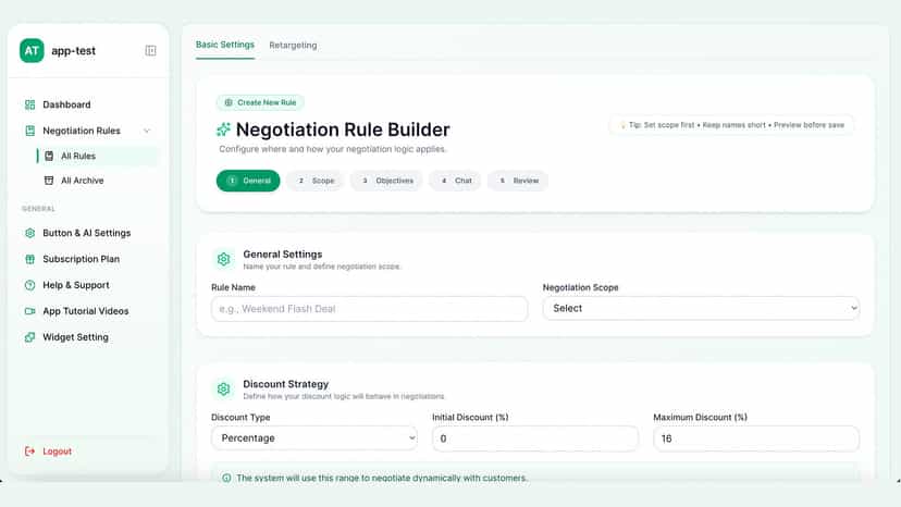AI chatbot answers product, shipping, and return questions