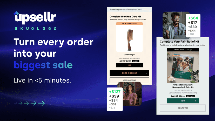 Increase cart value with upsells