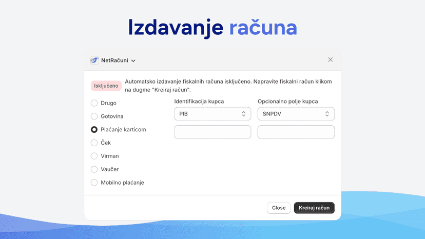 Izdavanje računa