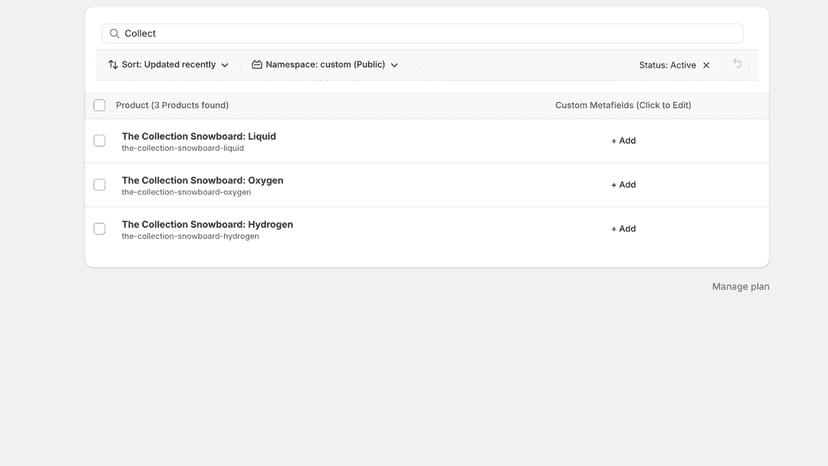 An image showing search and filters