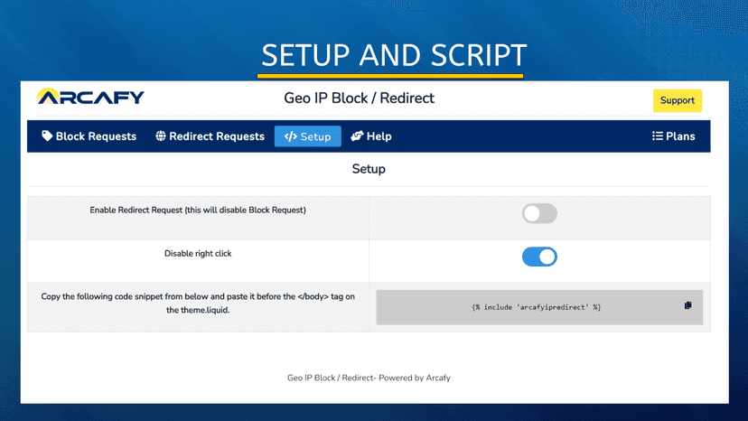 Setup and Configure